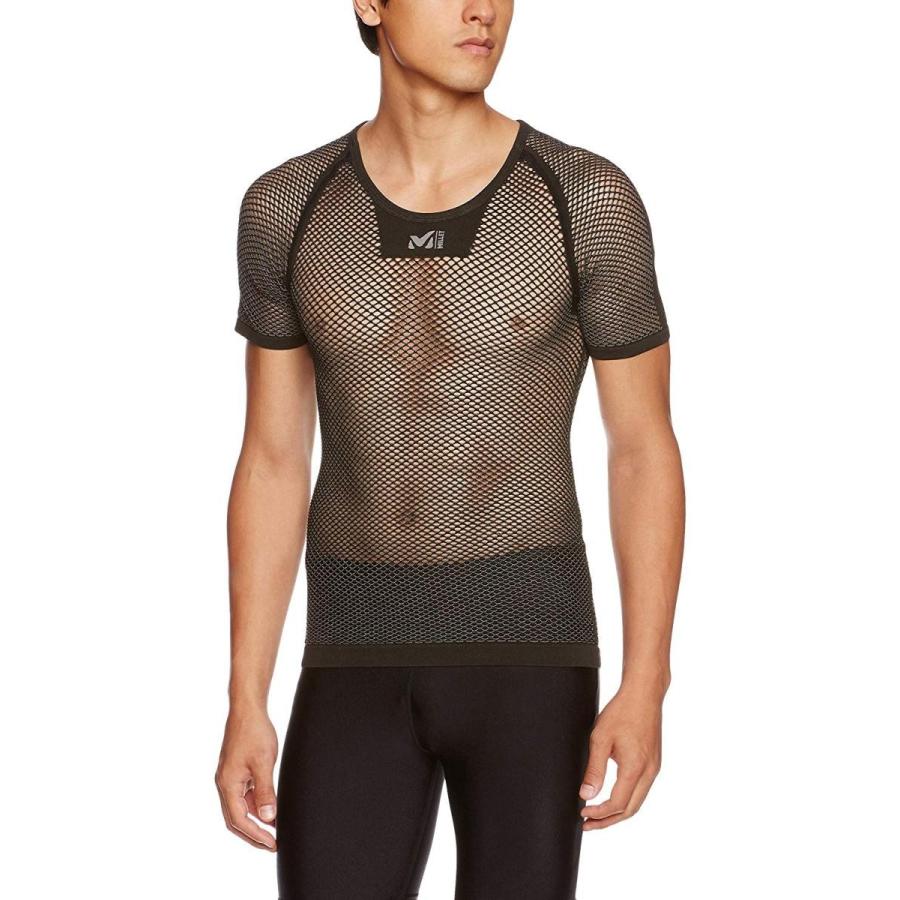 ５５ 以上節約 Drynamic ドライナミックメッシュショートスリーブ ミレー Mesh 日本サイズm L Xl Eu Black Noir メンズ 下着 靴下 部屋着 Oyostate Gov Ng
