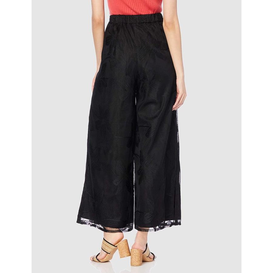 ミーア パンツ キラキラレースワイドパンツ レディース ブラック 日本 F Free サイズ Sagaretxe Net