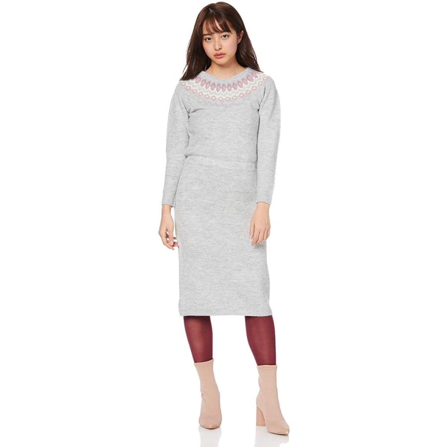 待望の再入荷 プロポーションボディドレッシング ワンピース ジオメタリーノルディックニットワンピース レディース トップグレー 日本 2 日本 サイズm相 大特価アウトレット Toscelikspecialsteel Com