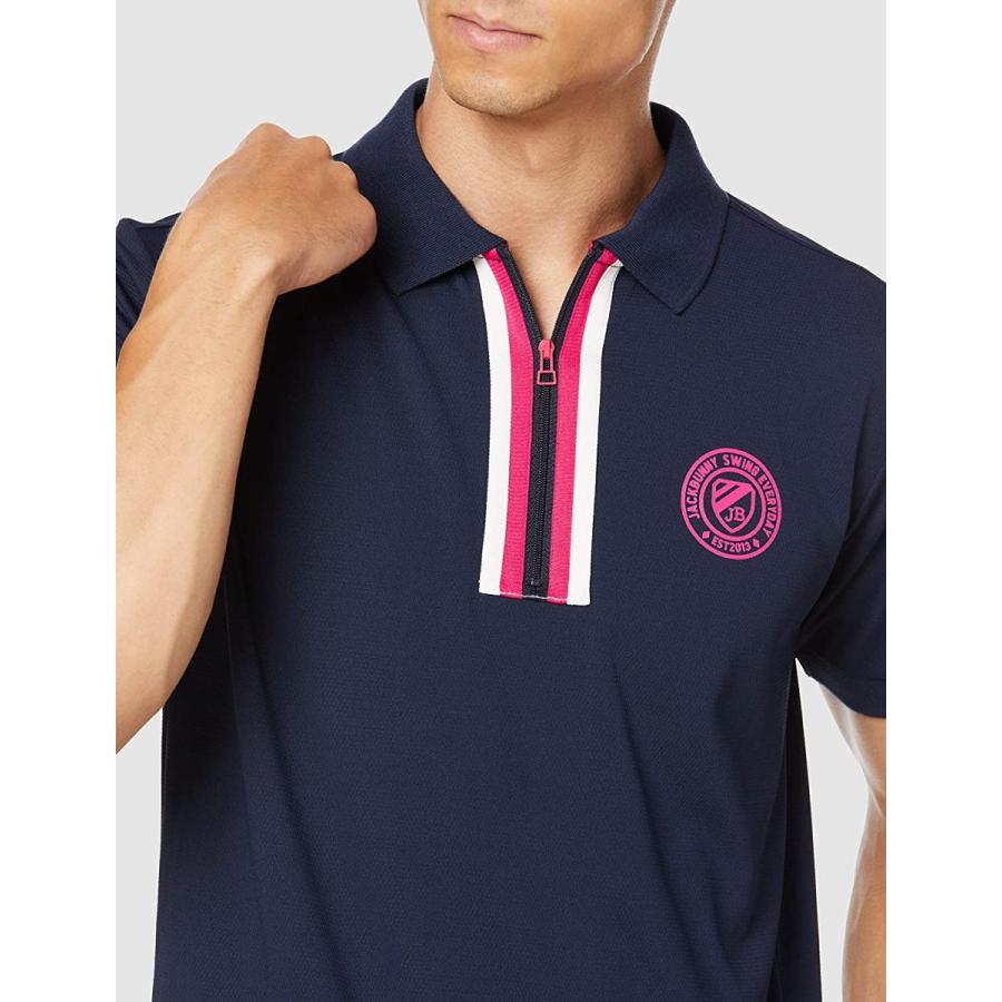 安いそれに目立つ ジャックバニー メンズ 半袖ポロシャツ ジャガードジャージ Upf50 262 1 ネイビー 日本 3 S 日本 おしゃれ Clinicagastroservice Com Br