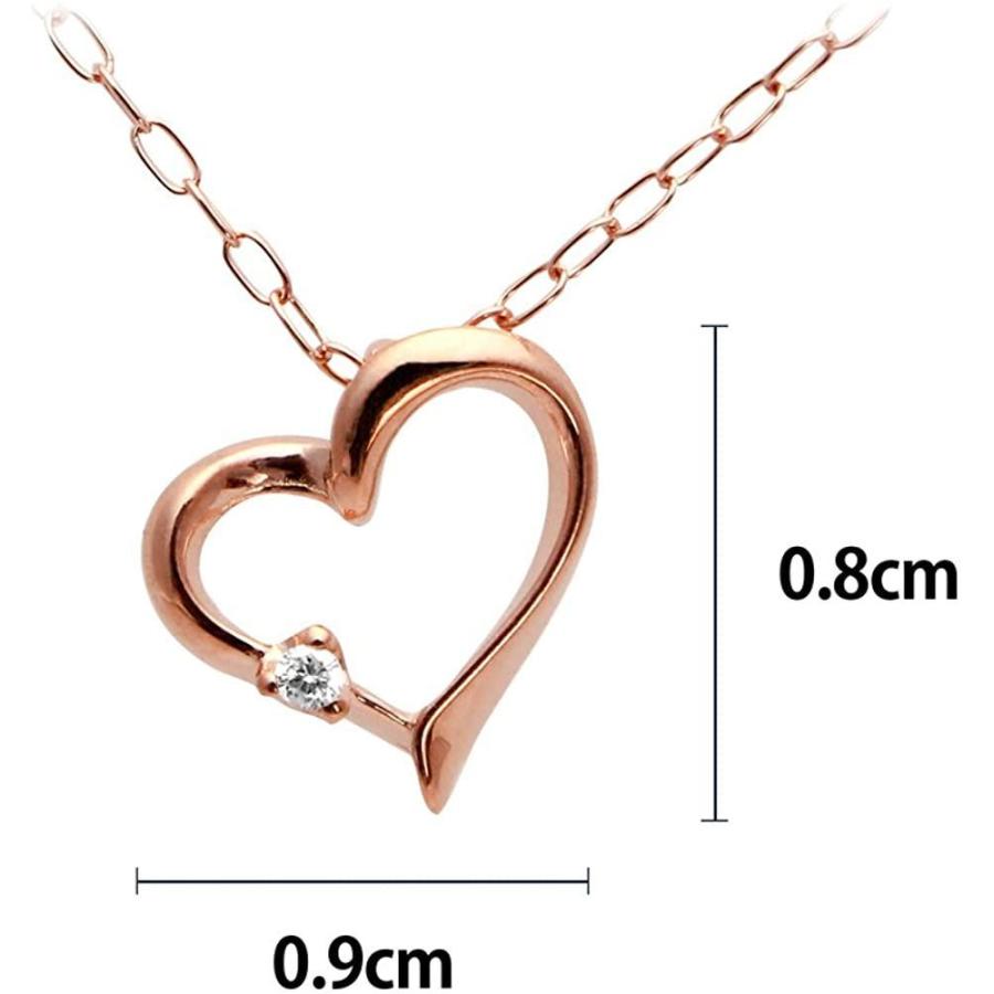 爆安プライス キャーロ ディ ディアマンテ Chiaro Di Diamante K10pg ダイヤモンド ハートペンダントネックレス ギフトラッピング 今月限定 特別大特価 Smmacademy Ru