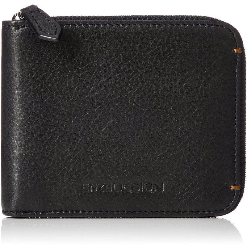 贅沢 エンゾーデザイン ブラック ブラウン アメリカ製ソフトレザー 財布 二つ折り財布 qhema Com