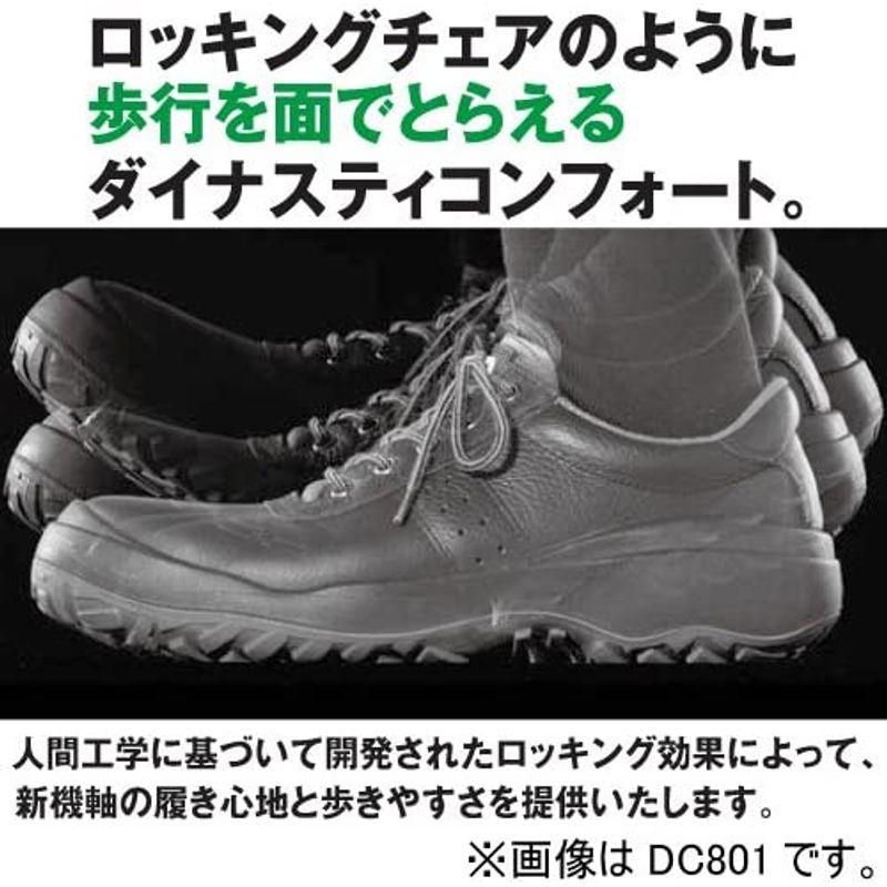 ドンケル　Dynasty　コンフォート　安全靴　サイドゴム　ハイテク樹脂先芯入　T8101革製　S種E合格(D式)　JIS　DC807　メン
