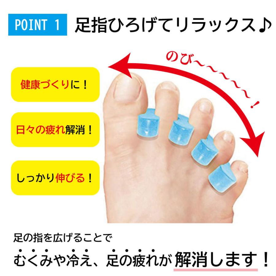 経典 足指セパレーター ネイル 足指パッド フットケア ペディキュア 足指セパレーター ブルー 2個 ネイル 外反母趾 足指パッド フットケア