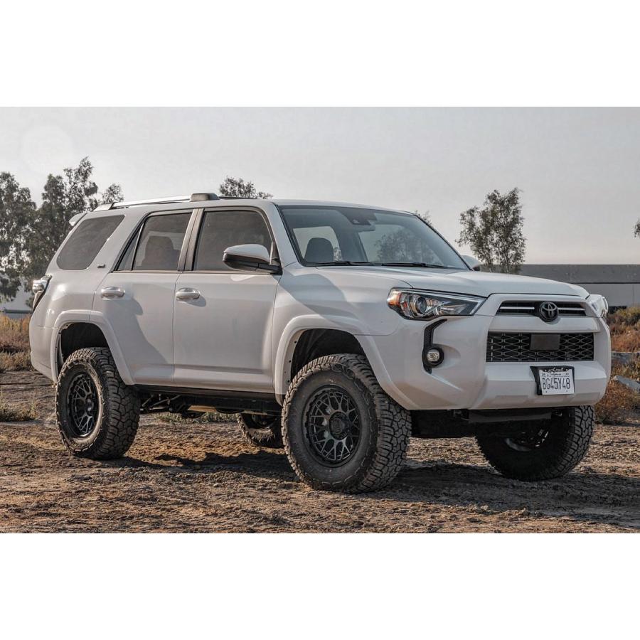 US オフ系 KMC KM722 TECHNIK 8.5J×17in IS18 139.7 アンスラサイト