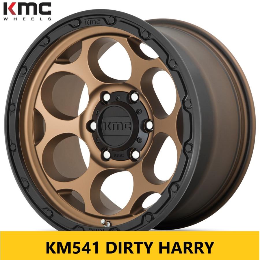 USオフ系 マットブロンズ KMC KM541 DIRY HARRY 8.5J 18in IS18 PCD139