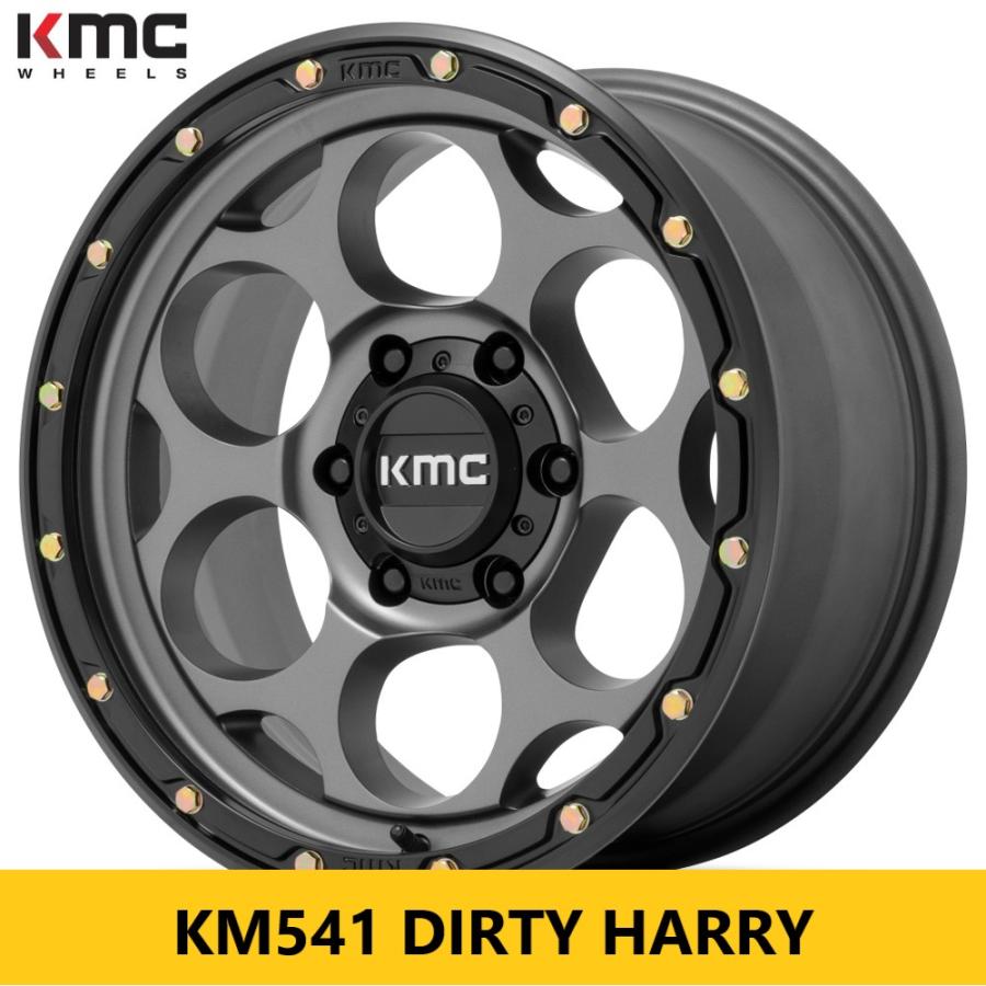 人気USオフ系! KMC KM541 DIRY HARRY 8.5J 17in IS18 139.7 サテン