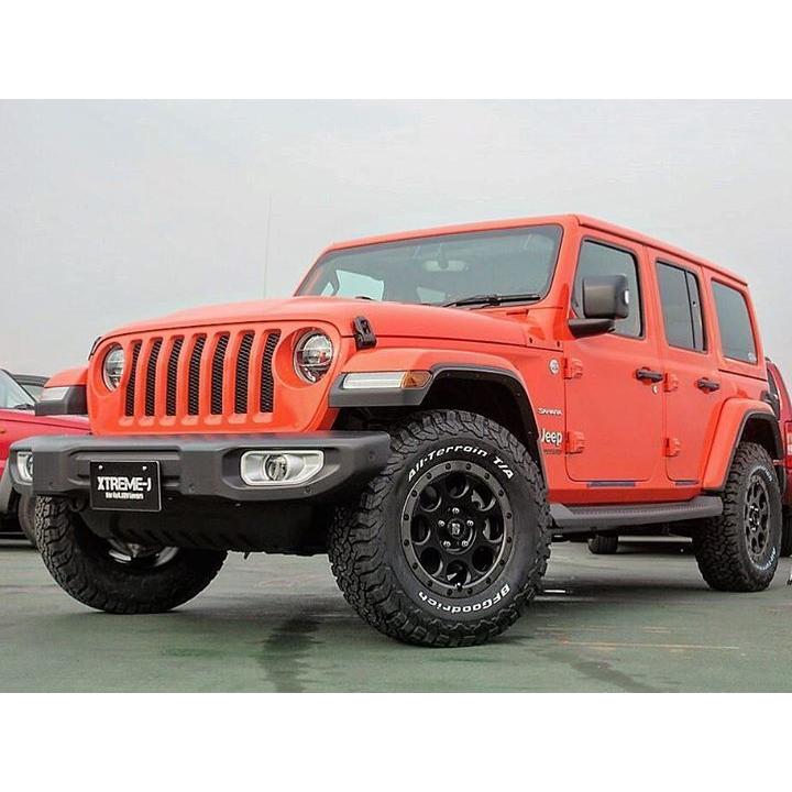 オフ系 フラットブラック MLJ XTREME-J XJ03 8.0J 18in IS45 PCD127 新品4本 jeep ラングラー グラディエーター グランドチェロキーの画像
