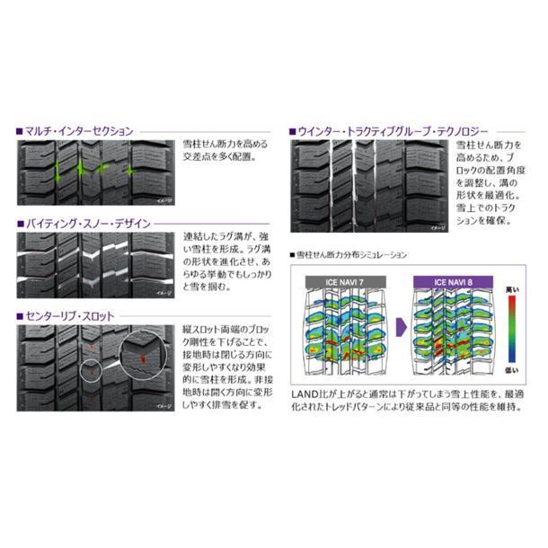 国産スタッドレス付トヨタ平面座ナット対応 MID スタッグ SGM 10系 シエンタ ナビ8 新品4本SET 6.0J 15in IS45 PCD100 185/65R15の画像