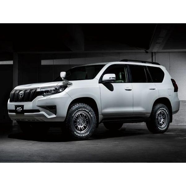 オフ系 SBK MID OFFROAD MID M16 8.5J 17in IS±0 PCD139.7 プラド ハイラックス FJクルーザー オーバーフェンダー車の画像