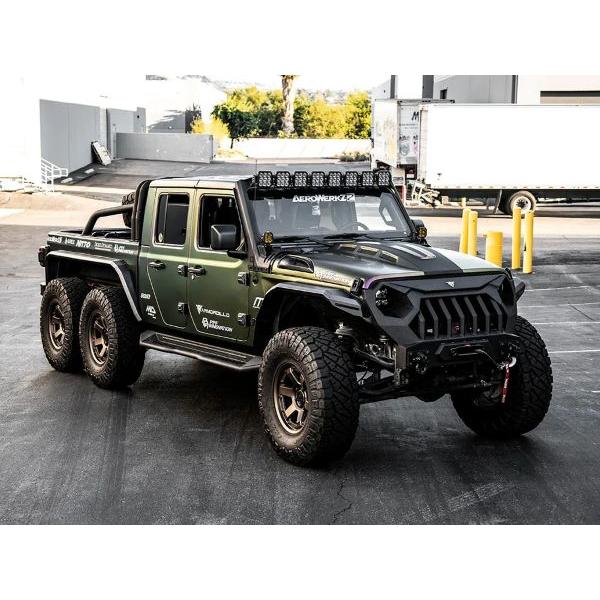 オフ系 USサイズ DBR MID OFFROAD MID M6 8.5J 17in IS±0 PCD139.7 プラド ハイラックス FJクルーザー オーバーフェンダー車の画像