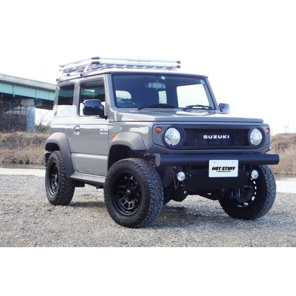 オフ系 マッドブラック MAD CROSS アイヴァー 4.5J 15in IS45 新品4本 デリカミニ スペーシアギア タフト ハスラーの画像