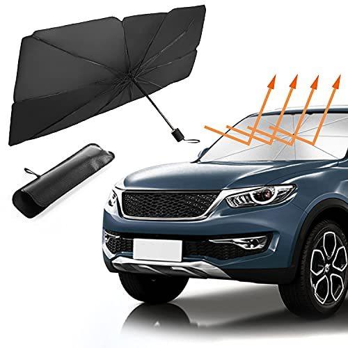 Sale 72 Off サンシェード 車 フロント 車用パラソル 傘 日よけ 折りたたみ 傘型サンシェード 遮光 遮熱 紫外線カット暑さ対策 放熱効果倍増 簡単取付 中大型s Wantannas Go Id