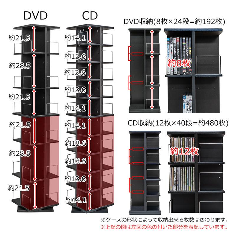 回転ラック 安いマルチタワーラック10段 DVDラック CD 回転ラック 安いマルチタワーラック10段 DVDラック CD