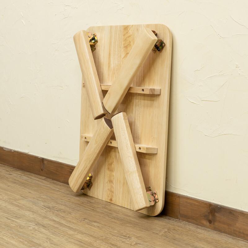 木製テーブル60幅 センターテーブル 座卓 折りたたみ式テーブル