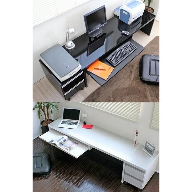 チェスト付パソコンデスク ｐｃローデスク ロータイプ１５０幅 ２点セット ブラック ホワイト 安い 258 9278 リバティートップ 通販 Yahoo ショッピング