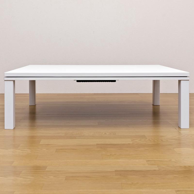 こたつテーブル　長方形　暖卓家具調こたつ　ファッションコタツ120幅　おしゃれ　白い家具　リビングテーブル　ローテーブル　洋風こたつ｜liberty｜09