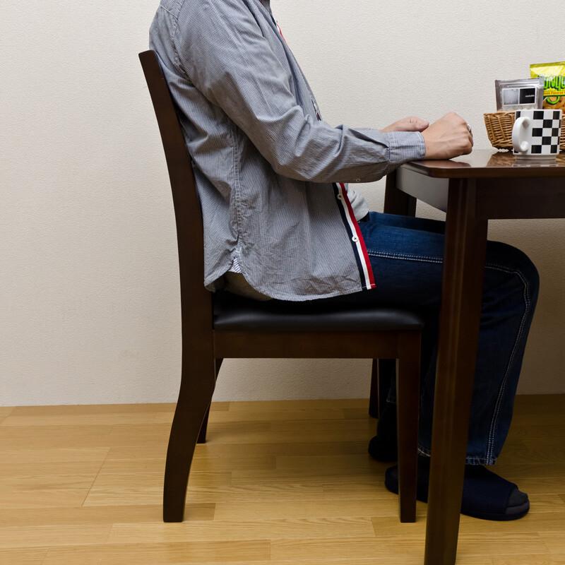 ヨッティー様リクエスト品 2脚 ダイニング チェア イス レザー　食卓 スタッキ ダイニングチェア 同色2脚セット 座面高44cm シャトー （ PVC