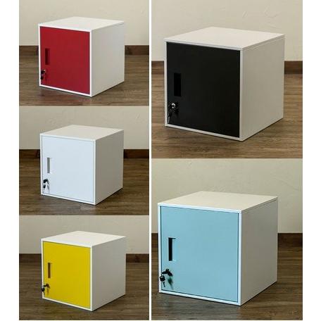 鍵付きスチールロッカー キューブBOX マルチラック扉付き/カラー 鍵付きスチールロッカー キューブBOX マルチラック扉付き/カラー