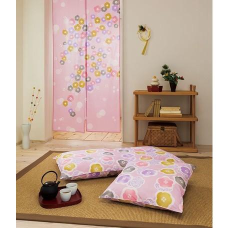 メール便送料無料 のれん175丈 和風 ロング暖簾華やか小紋 目隠し