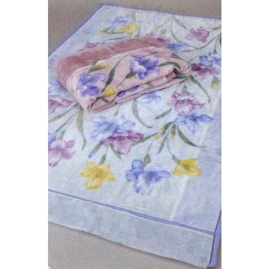 京都西川毛布】 衿付きニューマイヤー毛布 2枚合わせ ピンク