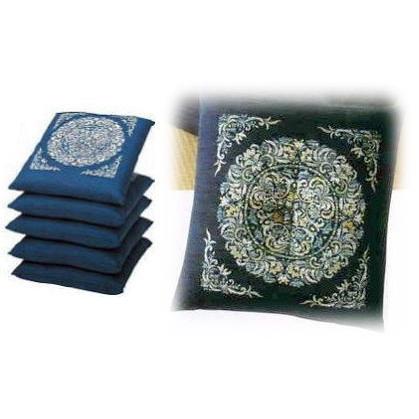 座布団5枚組 正倉院柄組ざぶとんセット 和風 : リバティートップ