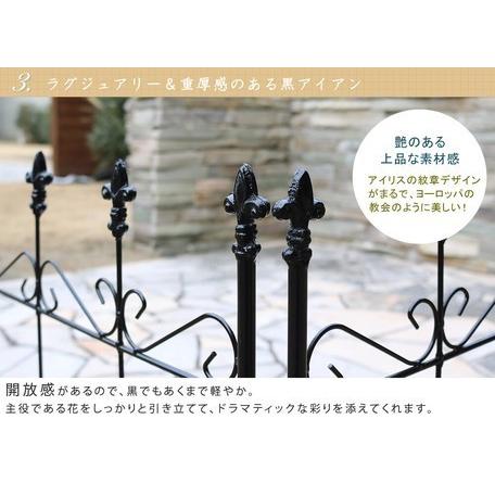 オールド シャトー フェンス 2枚組 220高 仕切り 目隠し 境界線 花壇