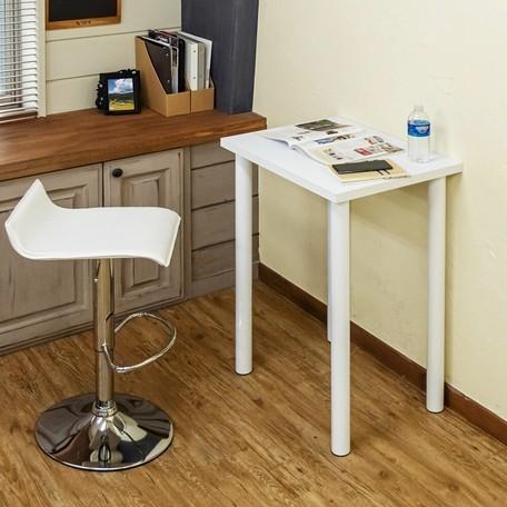 フリーバーテーブル　75×45 ホワイト 机 作業台 多目的フリーバーテーブル 75幅 奥行き45 高さ90