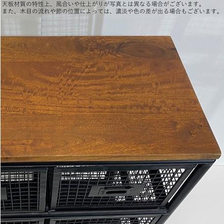 ienowa（イエノワ） スチールチェスト縦型4杯引出 SFC アイアン収納