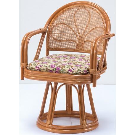 回転座椅子 ラタン回転座椅子 ハイタイプ /籐回転座椅子/チェアー/高座
