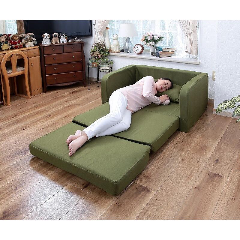 ソファベッド 幅103cm 折りたたみベッド 収納式 コンパクト ソファベッド 幅103cm 折りたたみベッド 収納式 コンパクト