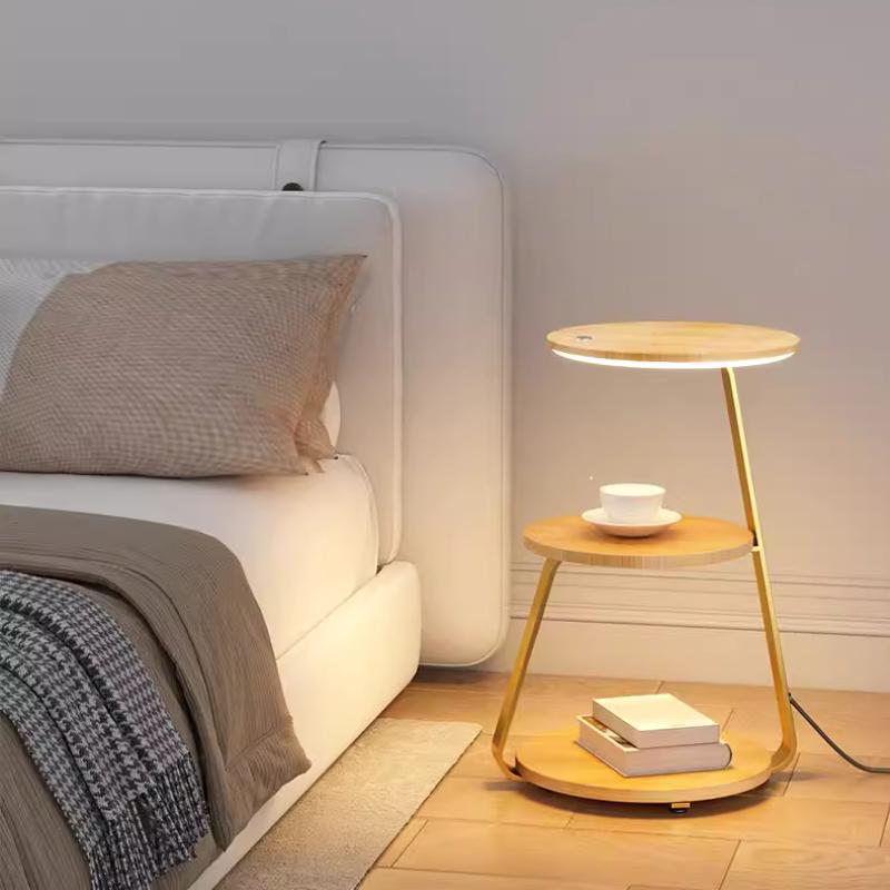 ワイヤレス 充電 サイドテーブル ナイトテーブル 引出し インテリア