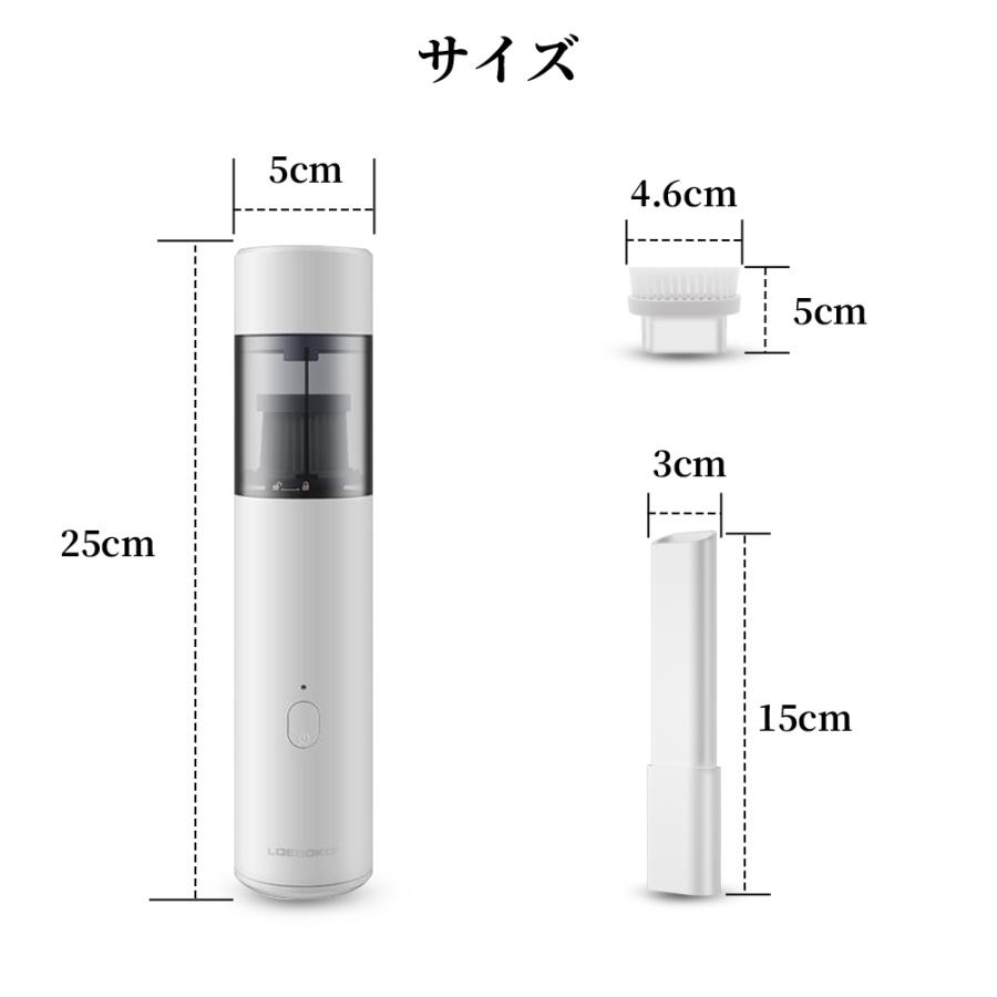 1074円 おすすめ ヤフー1位 ハンディクリーナー コードレス 8000pa 車載掃除機 強力 カークリーナー ミニ掃除機 ハンドクリーナー 車用 掃除機 乾湿両用 Usb充電式 掃除機 静音 軽