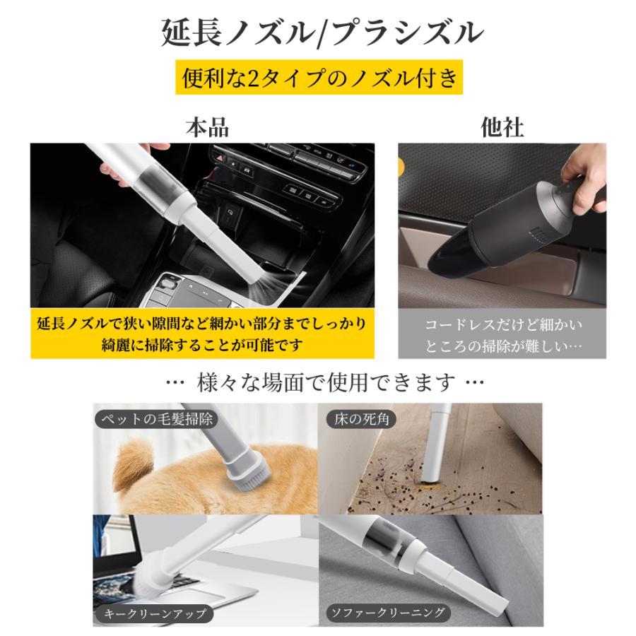 ヤフー1位 ハンディクリーナー コードレス 8000Pa 車載掃除機 強力 カークリーナー ミニ掃除機 ハンドクリーナー 車用掃除機 乾湿両用 USB充電式 掃除機 静音 軽 :CT-A20-2:LibertyR shop - 通販 - Yahoo!ショッピング ヤフー1位 ハンディクリーナー コードレス 8000Pa 車載掃除機 強力 カークリーナー ミニ掃除機 ハンドクリーナー 車用掃除機 乾湿両用 USB充電式 掃除機 静音 軽 :CT-A20-2:LibertyR shop - 通販 - Yahoo!ショッピング