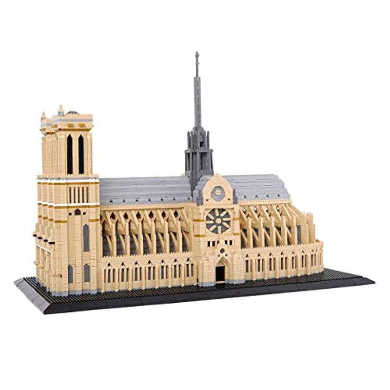 LULUFUN ブロック 積み木 おもちゃ ノートルダム大聖堂 mini 立体パズル 建物 Notre Dame de Paris 子供 大