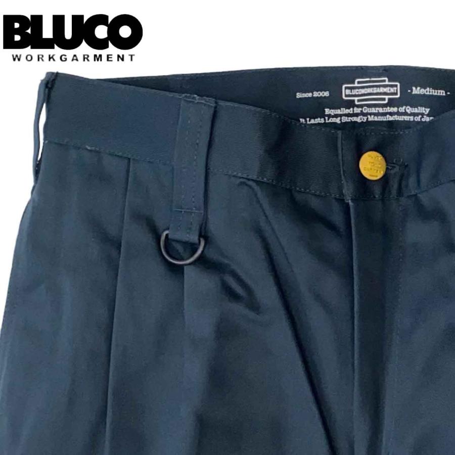 BLUCO（ブルコ） 2TAC WORK PANTS 2タック ワークパンツ 0064 NAVY