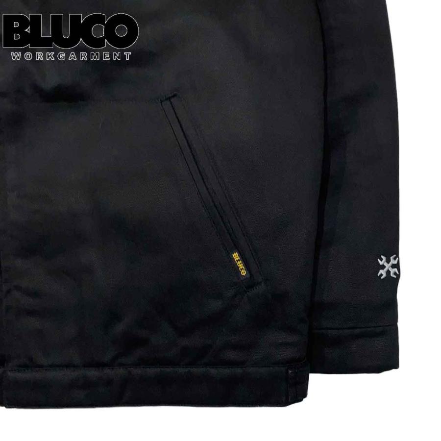 BLUCO ブルコ WORK JACKET ワークジャケット 0312 BLACK ブラック｜libra-ssy｜04