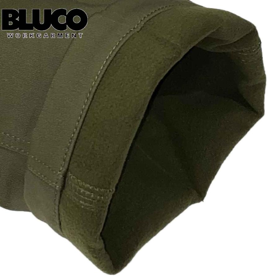 BLUCO ブルコ WARM WORK PANTS ウォームワークパンツ 1034 OLIVE オリーブ_5