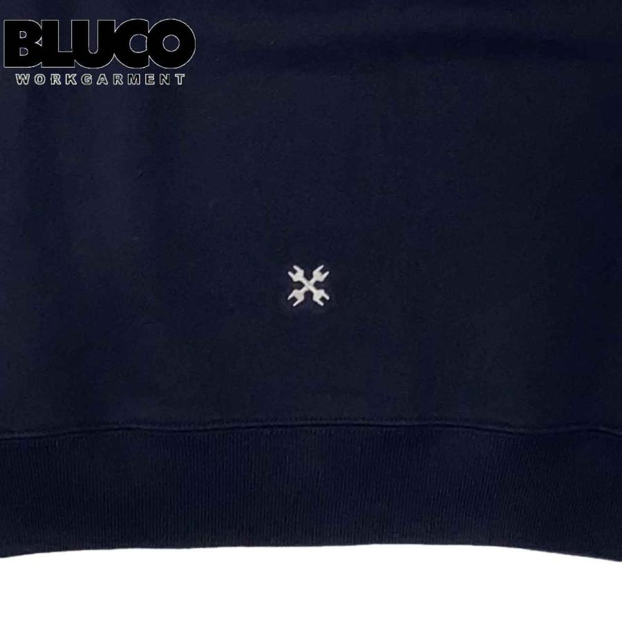 BLUCO ブルコ SWEAT SHIRT -Old logo- スウェットシャツ -オールドロゴ- 1210 NAVY ネイビー｜libra-ssy｜04