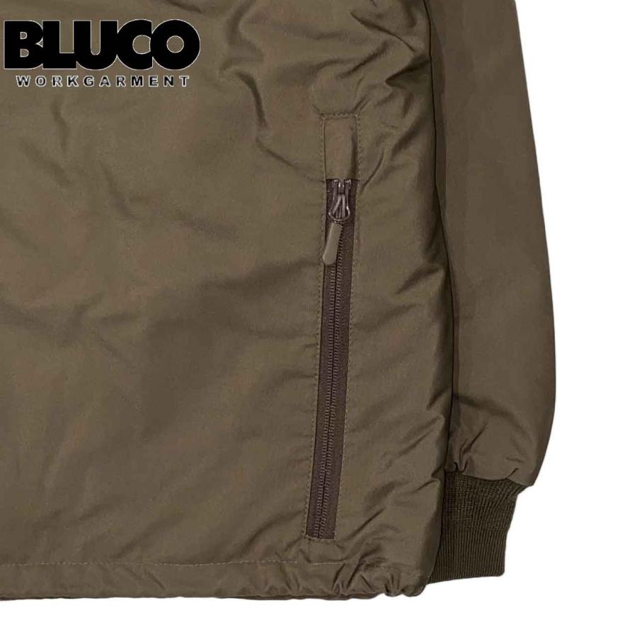 BLUCO ブルコ QUILTING COACH JACKET キルティング コーチジャケット 1351 MOCHA モカ｜libra-ssy｜05