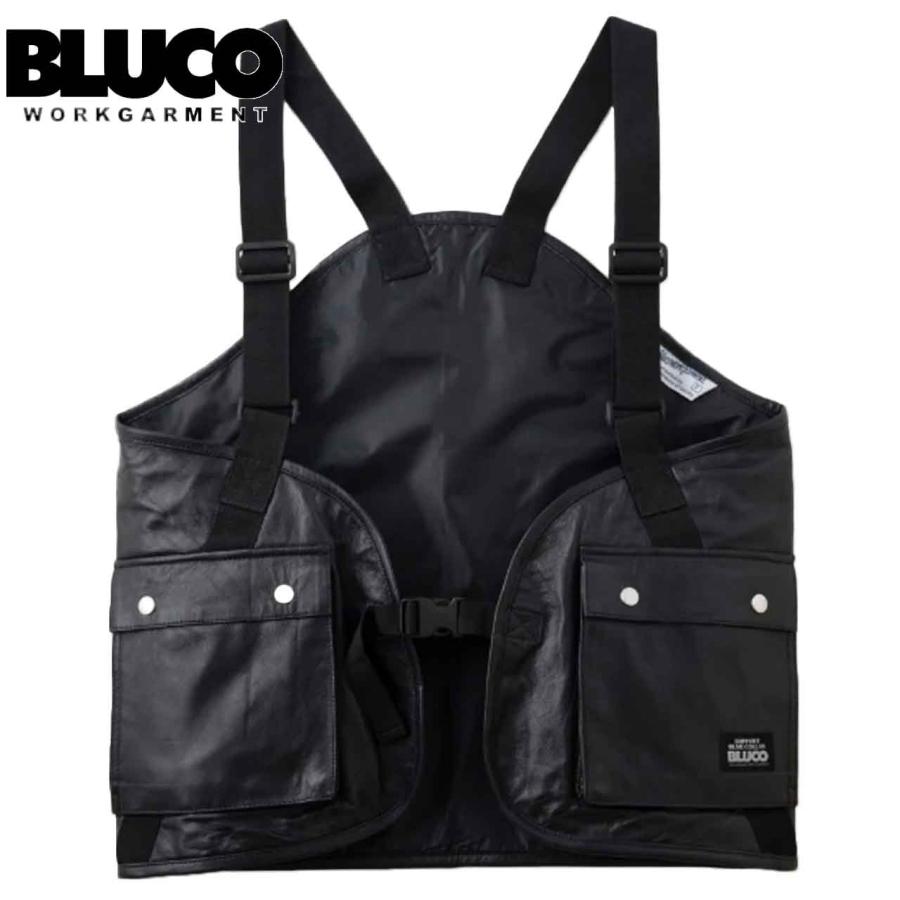 BLUCO ブルコ LEATHER UTILITY VEST レザーユーティリティ BLUCO ブルコ LEATHER UTILITY VEST レザーユーティリティ