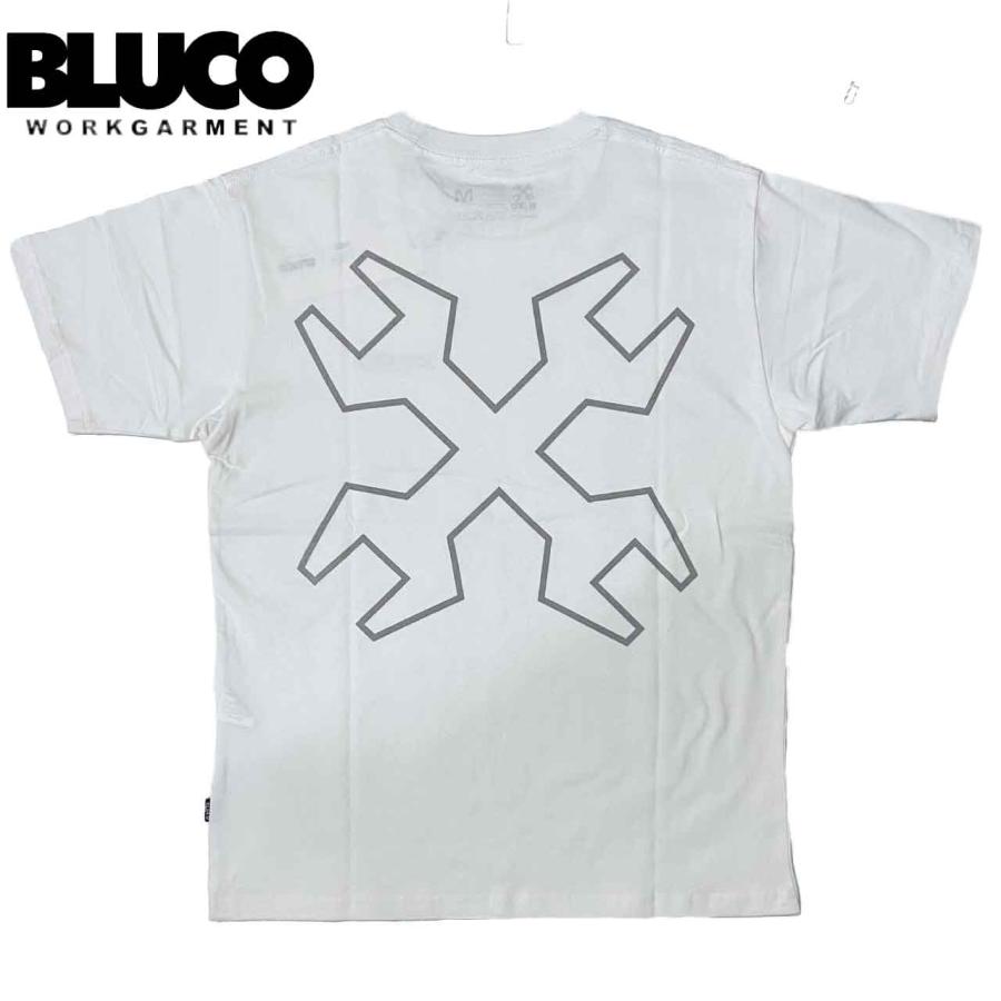 BLUCO ブルコ PRINT TEE -CROSS WRENCH- プリントＴシャツ 143-22-003｜libra-ssy｜06