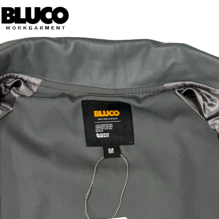 BLUCO ブルコ LEATHER COACH JACKET レザー コーチジャケット 147-31-008の画像