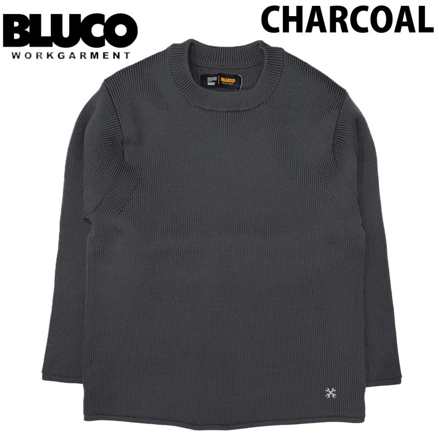 BLUCO（ブルコ） CREW NECK RIB KNIT SWEATER ニット セーター 155-15 