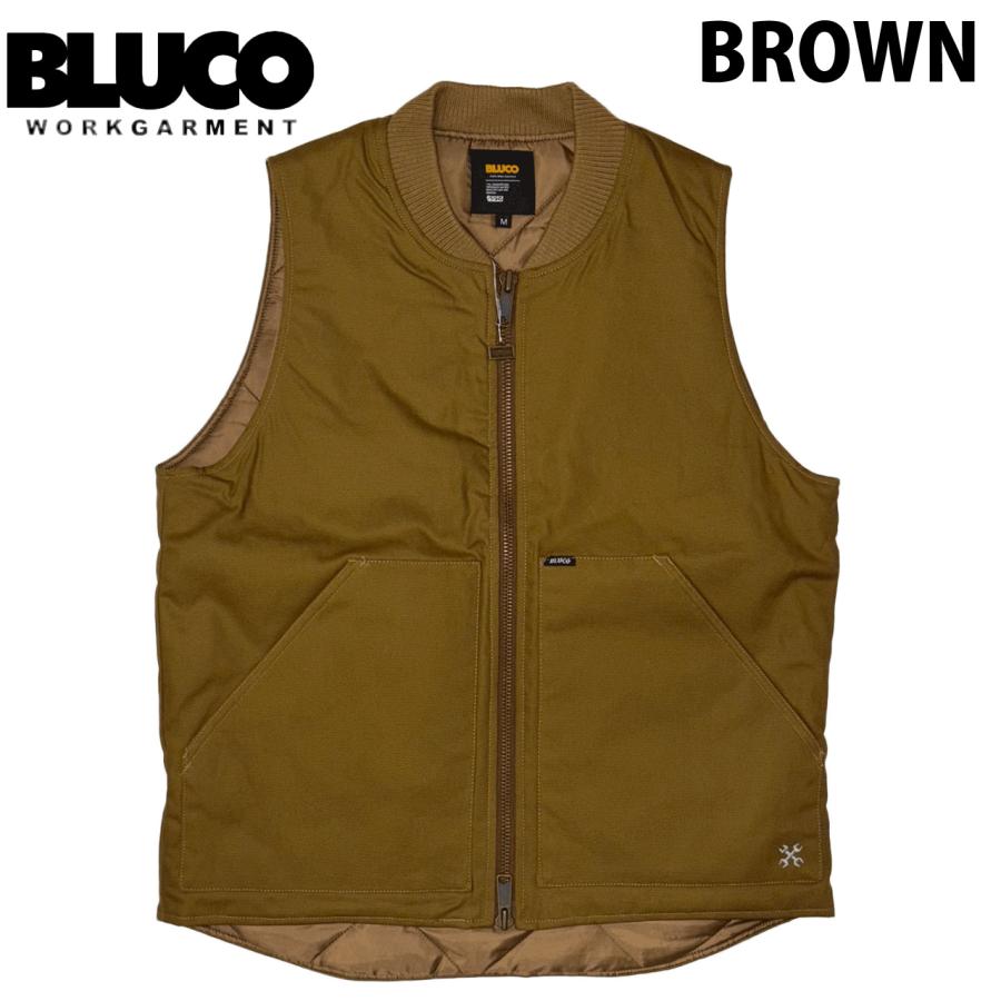 BLUCO（ブルコ） RIB COLLAR DUCK VEST ベスト 155-35-013 : リブラ 