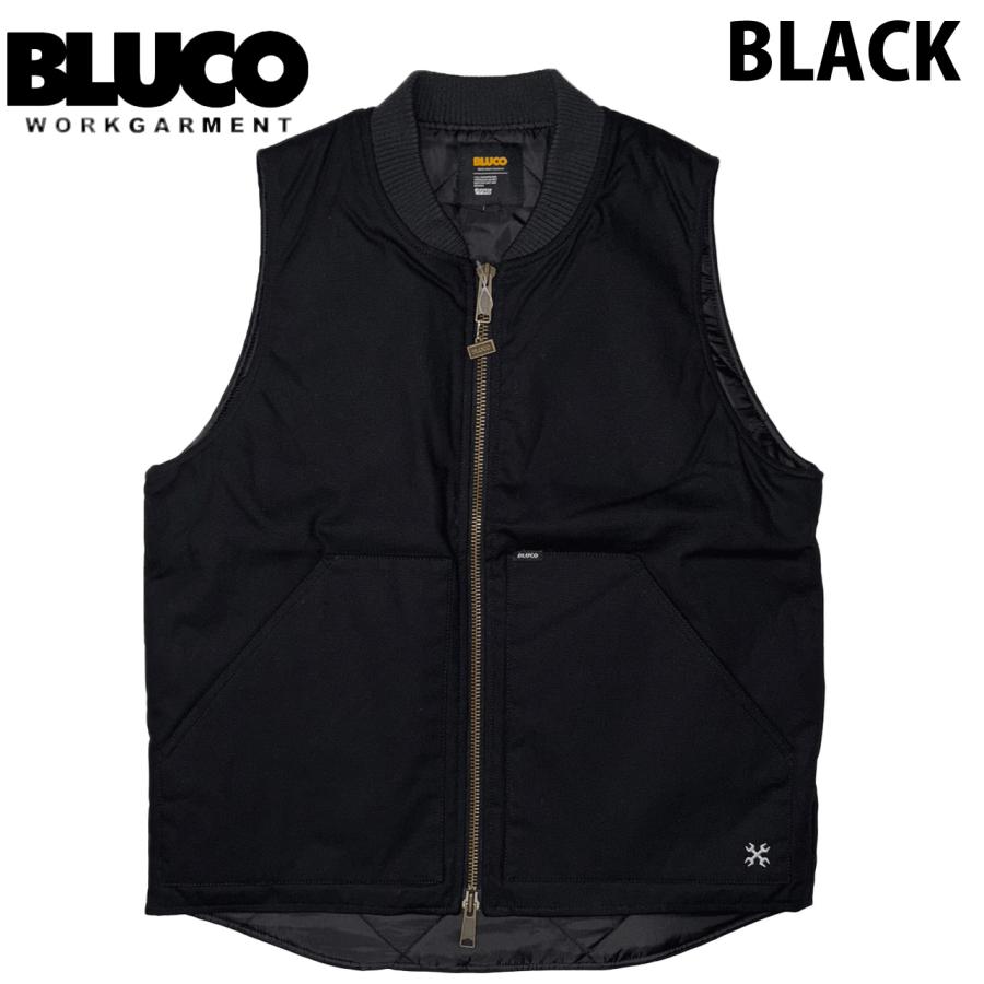 BLUCO（ブルコ） RIB COLLAR DUCK VEST ベスト 155-35-013 : リブラ
