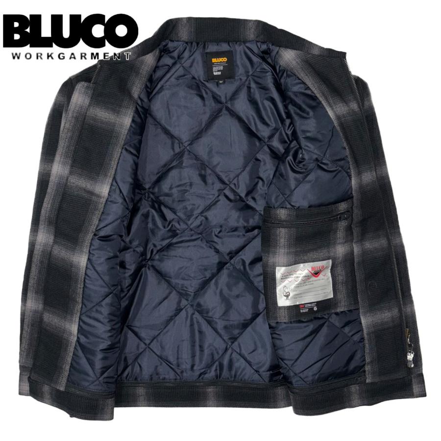 BLUCO（ブルコ） OMBRE CHECK WINTER WORK JACKET オンブレーチェック