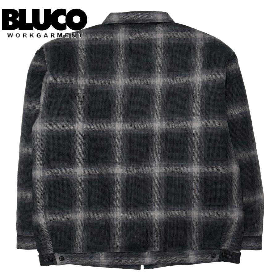 BLUCO（ブルコ） OMBRE CHECK WINTER WORK JACKET オンブレーチェック