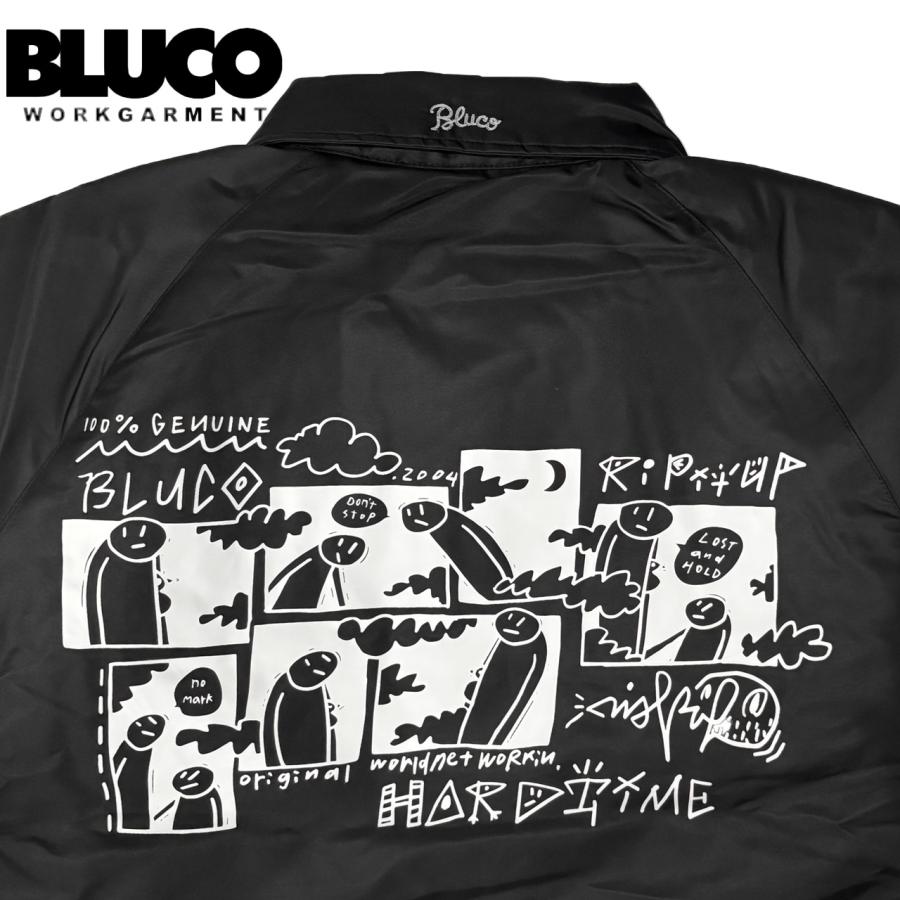 BLUCO（ブルコ） BOA COACH JACKET -Artwork by DISKAH- ボア コーチ