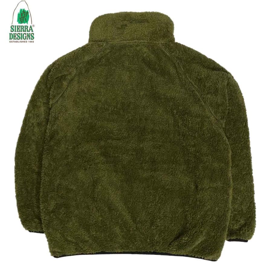 SIERRA DESIGNS シェラデザインズ ZIP UP FLEECE JACKET ジップアップフリースジャケット 2021 OLIVE｜libra-ssy｜02